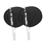 Maxbell 2x Underarm Pad Non Visible Comfortable with Shoulder Strap Armpit Sweat Pad Black