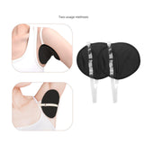 Maxbell 2x Underarm Pad Non Visible Comfortable with Shoulder Strap Armpit Sweat Pad Black