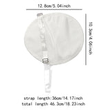 Maxbell 2x Underarm Pad Non Visible Comfortable with Shoulder Strap Armpit Sweat Pad White
