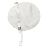 Maxbell 2x Underarm Pad Non Visible Comfortable with Shoulder Strap Armpit Sweat Pad White