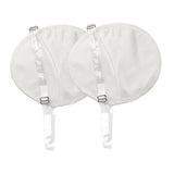 Maxbell 2x Underarm Pad Non Visible Comfortable with Shoulder Strap Armpit Sweat Pad White