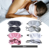 Maxbell 10x Sleeping Masks Eye Shade Covers for Flight Napping Adults Light Blocking Black