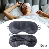 Maxbell 10x Sleeping Masks Eye Shade Covers for Flight Napping Adults Light Blocking Black