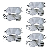 Maxbell 10x Sleeping Masks Eye Shade Covers for Flight Napping Adults Light Blocking Gray