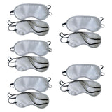 Maxbell 10x Sleeping Masks Eye Shade Covers for Flight Napping Adults Light Blocking Gray