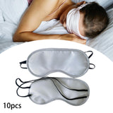 Maxbell 10x Sleeping Masks Eye Shade Covers for Flight Napping Adults Light Blocking Gray
