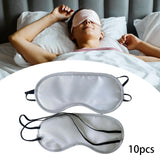 Maxbell 10x Sleeping Masks Eye Shade Covers for Flight Napping Adults Light Blocking Gray
