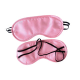Maxbell 10x Sleeping Masks Eye Shade Covers for Flight Napping Adults Light Blocking Pink