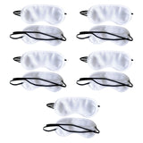 Maxbell 10x Sleeping Masks Eye Shade Covers for Flight Napping Adults Light Blocking White