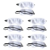 Maxbell 10x Sleeping Masks Eye Shade Covers for Flight Napping Adults Light Blocking White
