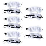 Maxbell 10x Sleeping Masks Eye Shade Covers for Flight Napping Adults Light Blocking White