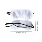 Maxbell 10x Sleeping Masks Eye Shade Covers for Flight Napping Adults Light Blocking White