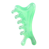 Maxbell Massage Comb Multipurpose Head Caring Relaxation Gua Sha Scraping Scalp Comb Green