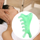 Maxbell Massage Comb Multipurpose Head Caring Relaxation Gua Sha Scraping Scalp Comb Green