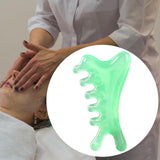 Maxbell Massage Comb Multipurpose Head Caring Relaxation Gua Sha Scraping Scalp Comb Green