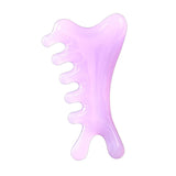 Maxbell Massage Comb Multipurpose Head Caring Relaxation Gua Sha Scraping Scalp Comb Purple