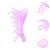 Maxbell Massage Comb Multipurpose Head Caring Relaxation Gua Sha Scraping Scalp Comb Purple