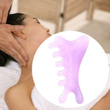 Maxbell Massage Comb Multipurpose Head Caring Relaxation Gua Sha Scraping Scalp Comb Purple
