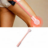 Maxbell Silicone Muscle Massager Massage Pat Lightweight for Back Full Body Shoulder Pink
