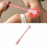 Maxbell Silicone Muscle Massager Massage Pat Lightweight for Back Full Body Shoulder Pink