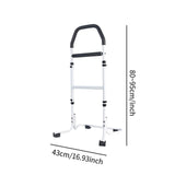 Maxbell Stand Assists Anti Skid for Seniors Adjustable Height for Toilet Couch Chair A