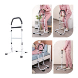 Maxbell Stand Assists Anti Skid for Seniors Adjustable Height for Toilet Couch Chair A