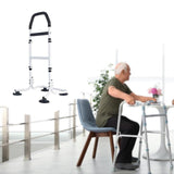 Maxbell Stand Assists Anti Skid for Seniors Adjustable Height for Toilet Couch Chair B