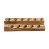 Maxbell Wooden Essential Oil Bottle Storage Stand Holder Organizer Shelf Desk 2 Tier