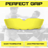 Maxbell Sports Mouth Guard Men Women Protection for Basketball Mma Boxing Kickboxing Yellow