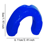 Maxbell Sports Mouth Guard Men Women Protection for Basketball Mma Boxing Kickboxing Blue