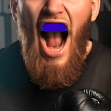 Maxbell Sports Mouth Guard Men Women Protection for Basketball Mma Boxing Kickboxing Blue