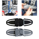 Maxbell Generic Seat Chest Harness Clip for Baby and Kids Replacement Supplies Black