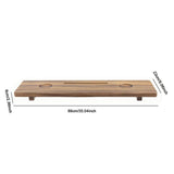 Maxbell Wooden Bathtub Tray Minimalistic Anti Tip for Bathroom SPA Gift Housewarming