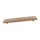 Maxbell Wooden Bathtub Tray Minimalistic Anti Tip for Bathroom SPA Gift Housewarming