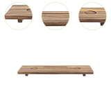 Maxbell Wooden Bathtub Tray Minimalistic Anti Tip for Bathroom SPA Gift Housewarming