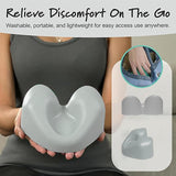 Maxbell Neck Massage Pillow Lightweight Multiuse Gifts for Sleeping Comfortable Gray