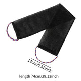 Maxbell Exfoliating Washcloth Convenient Smooth Skin for Men and Women Body Scrubber Black