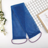 Maxbell Exfoliating Washcloth Convenient Smooth Skin for Men and Women Body Scrubber Blue