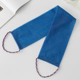 Maxbell Exfoliating Washcloth Convenient Smooth Skin for Men and Women Body Scrubber Blue