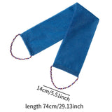 Maxbell Exfoliating Washcloth Convenient Smooth Skin for Men and Women Body Scrubber Blue