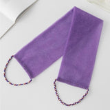 Maxbell Exfoliating Washcloth Convenient Smooth Skin for Men and Women Body Scrubber Purple