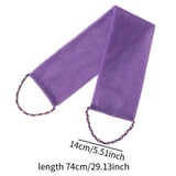 Maxbell Exfoliating Washcloth Convenient Smooth Skin for Men and Women Body Scrubber Purple