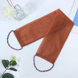 Maxbell Exfoliating Washcloth Convenient Smooth Skin for Men and Women Body Scrubber Coffee