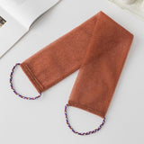 Maxbell Exfoliating Washcloth Convenient Smooth Skin for Men and Women Body Scrubber Coffee