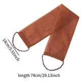 Maxbell Exfoliating Washcloth Convenient Smooth Skin for Men and Women Body Scrubber Coffee