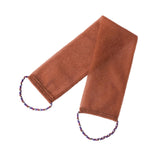 Maxbell Exfoliating Washcloth Convenient Smooth Skin for Men and Women Body Scrubber Coffee