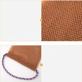 Maxbell Exfoliating Washcloth Convenient Smooth Skin for Men and Women Body Scrubber Coffee