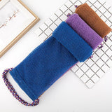 Maxbell Exfoliating Washcloth Convenient Smooth Skin for Men and Women Body Scrubber Coffee