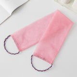 Maxbell Exfoliating Washcloth Convenient Smooth Skin for Men and Women Body Scrubber Pink