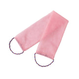 Maxbell Exfoliating Washcloth Convenient Smooth Skin for Men and Women Body Scrubber Pink
